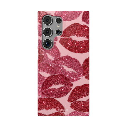 Pink Glitter Kiss Case