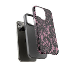 Pink Lace Pattern Tough Phone Case