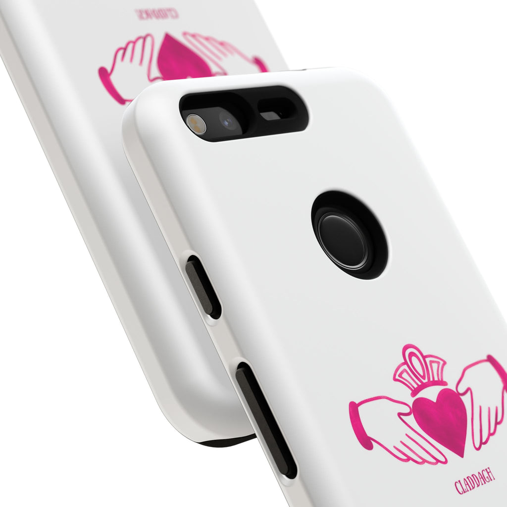 Pink Irish Claddagh Symbol Tough Phone Case