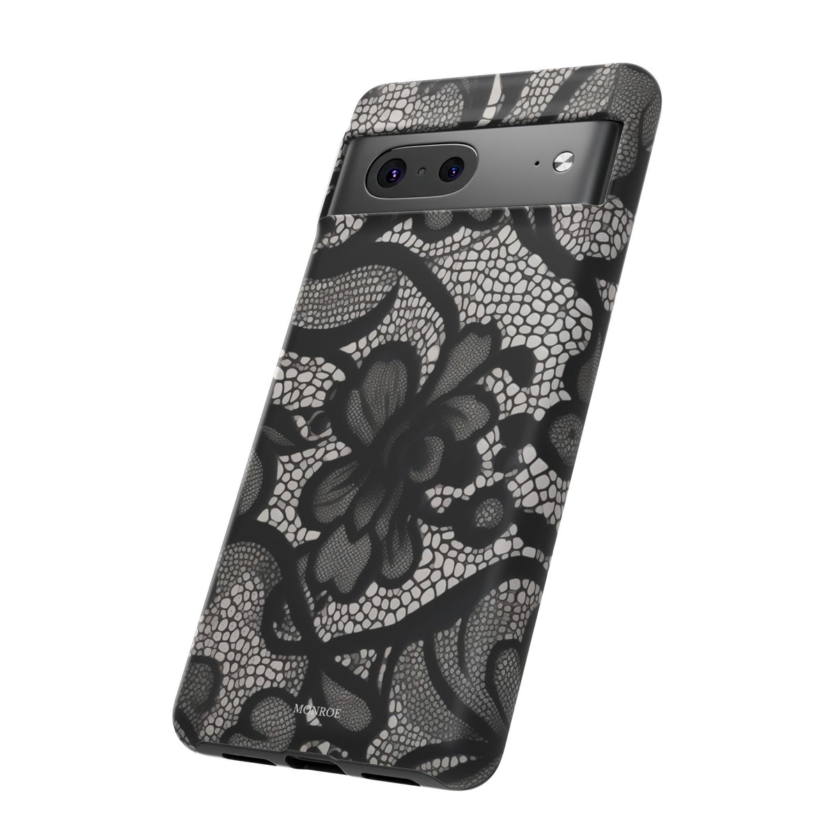Black Floral Vintage Case