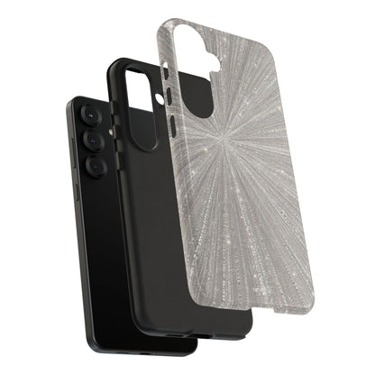 Sparkling Silver Burst Tough Case