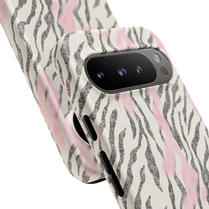 Light Pink Zebra Tough Case