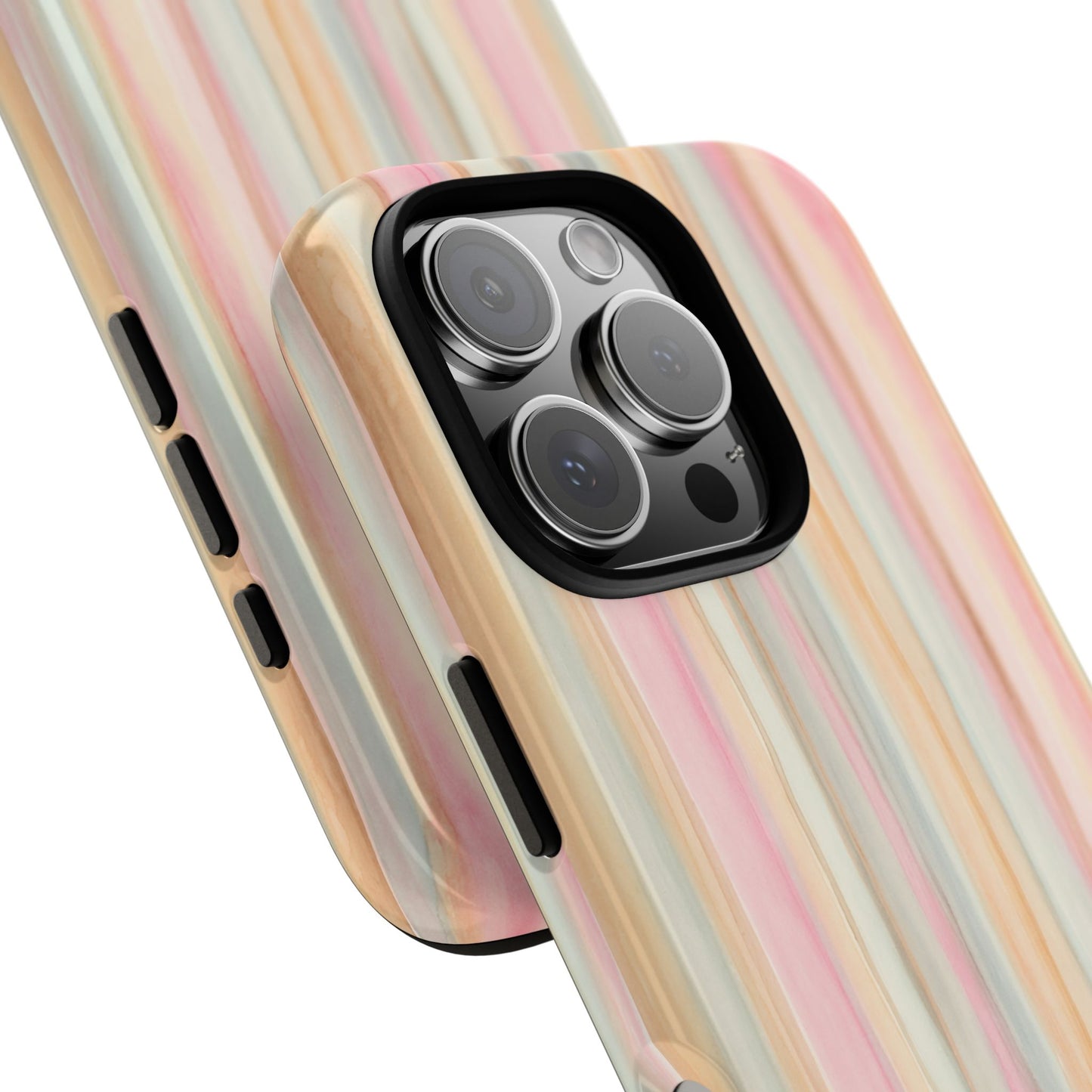 Pastel Watercolor Stripe Tough Case