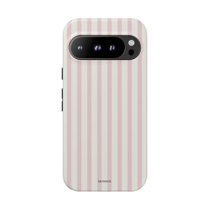Light Pink Stripe Tough Phone Case