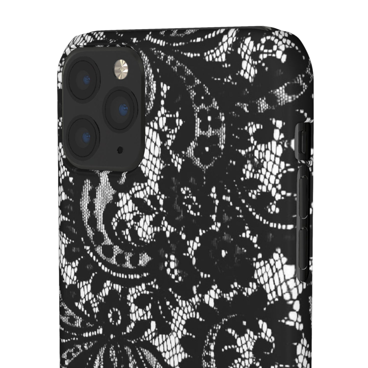 Black Lace Elegant Pattern Case