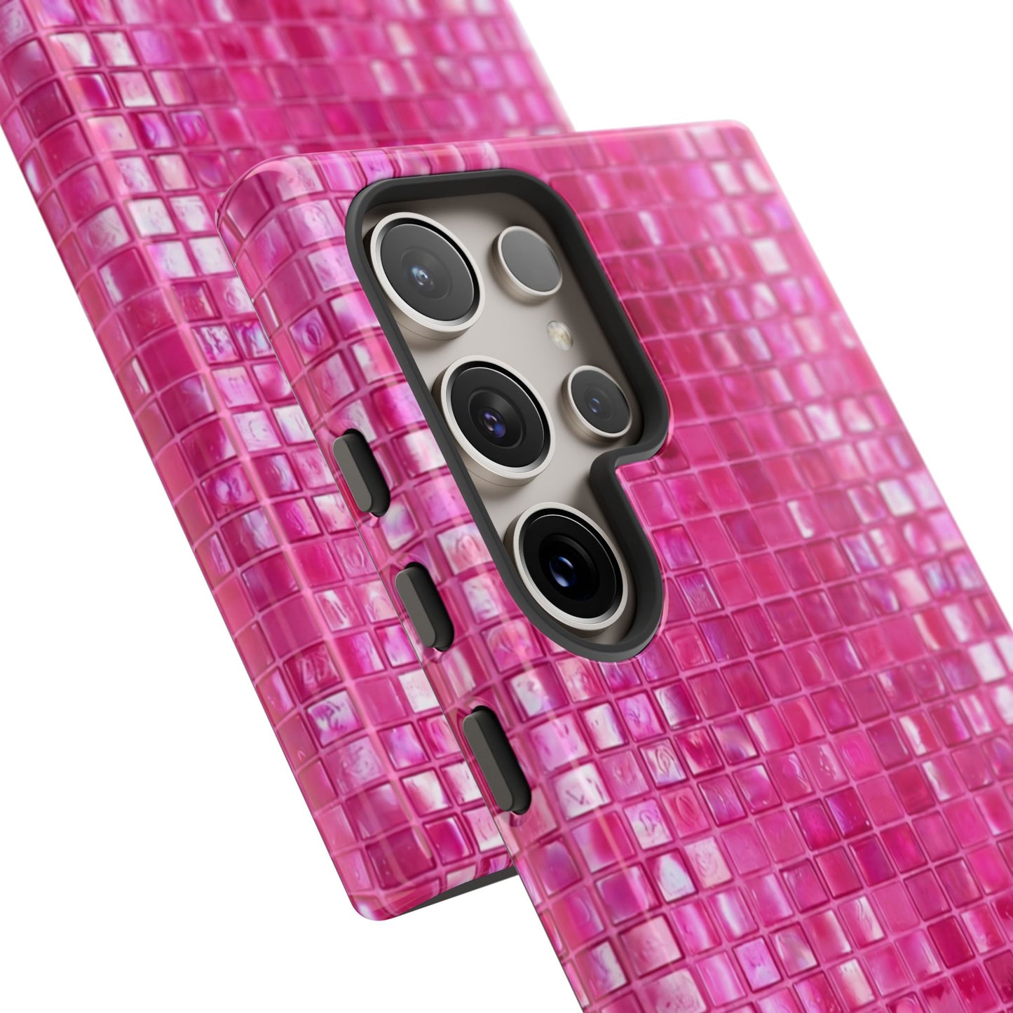 Hot Pink Mosaic Tough Case