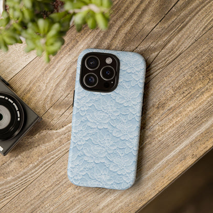Glacier Blue Lace Tough Case