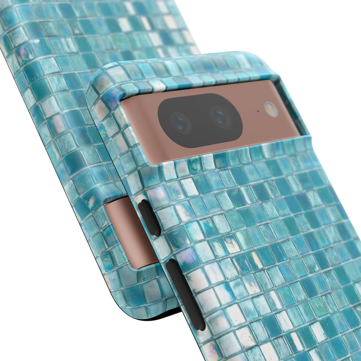 Hot Blue Mosaic Tile Tough Case