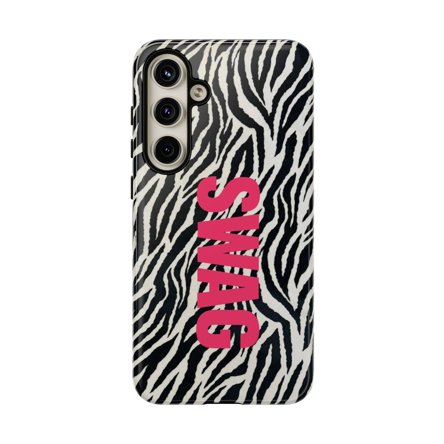Zebra Print  "SWAG" Tough Case