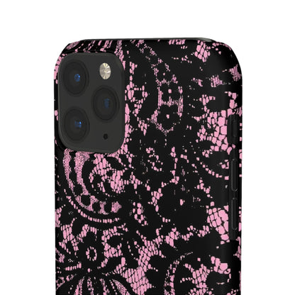 Pink Lace Pattern Case