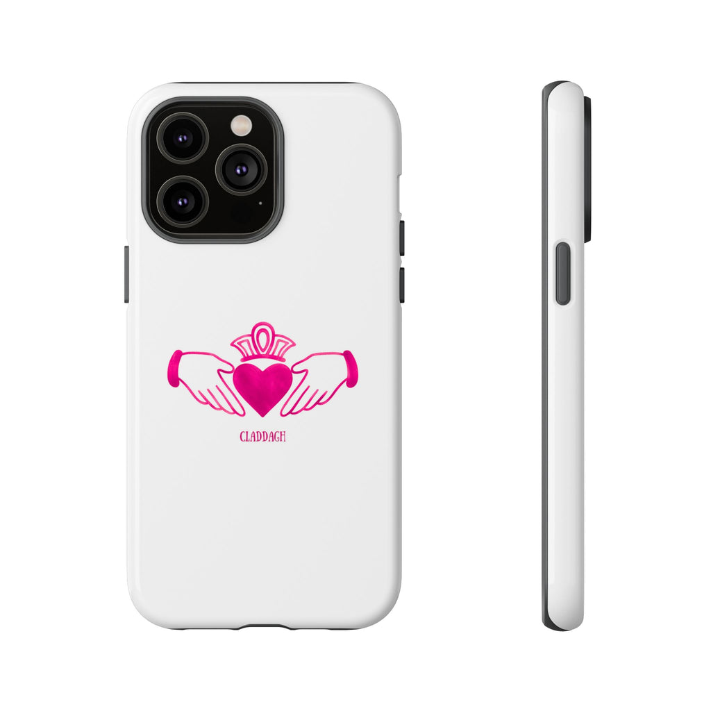 Pink Irish Claddagh Symbol Tough Phone Case