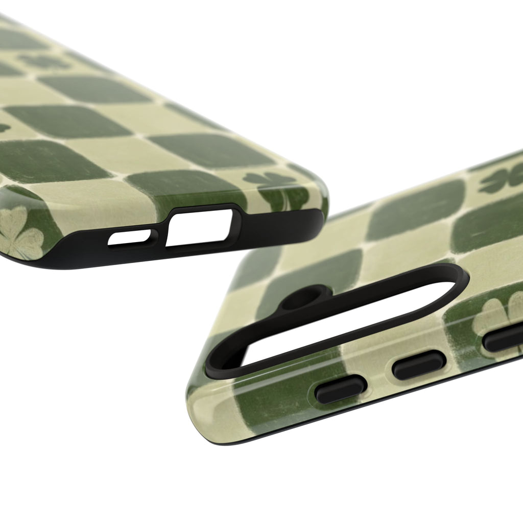Clover Checker Tough Phone Case