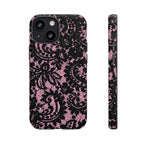Pink Lace Pattern Tough Phone Case