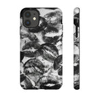 Black and Kiss Design Phone Case