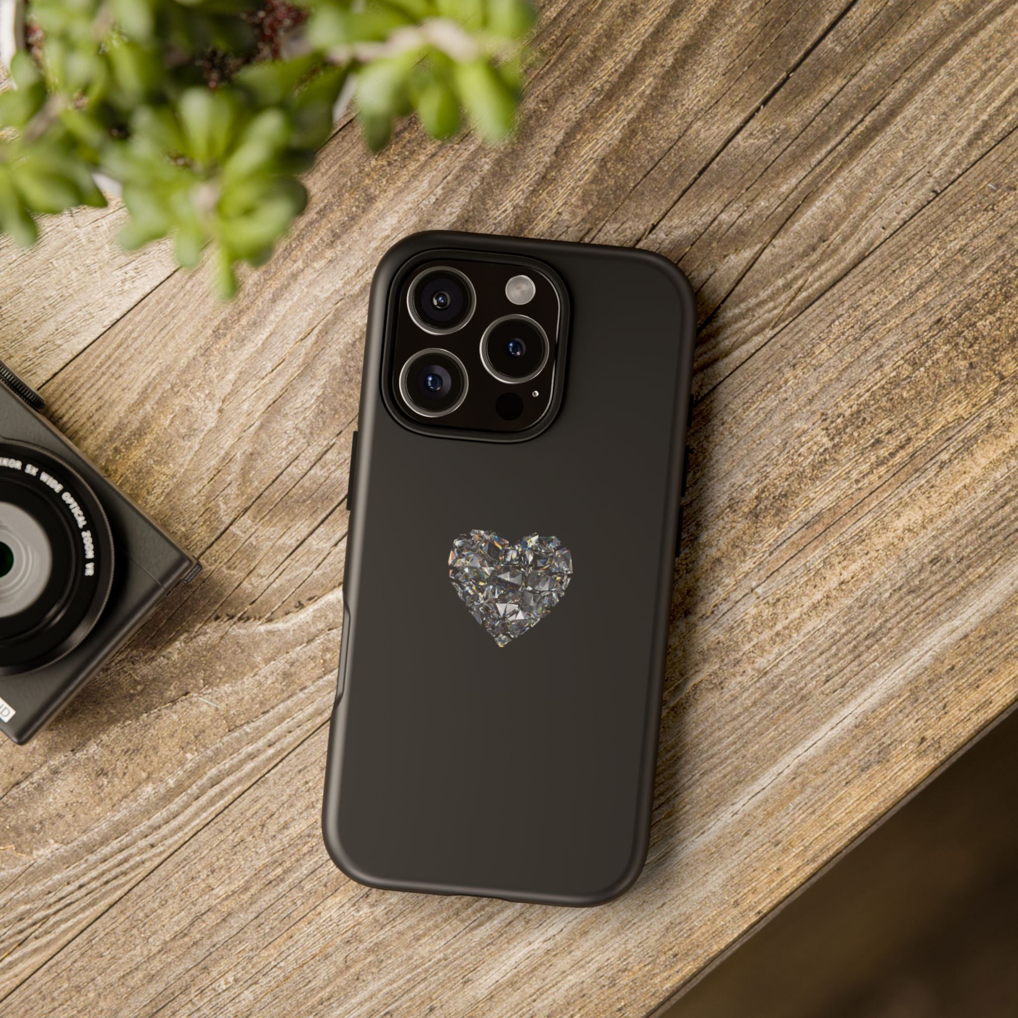 Crystal Heart Phone Case
