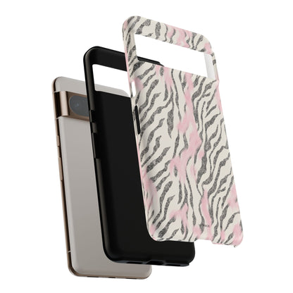 Light Pink Zebra Tough Case