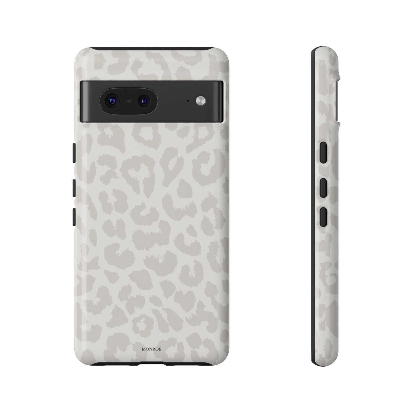 White Leopard Print Tough Case