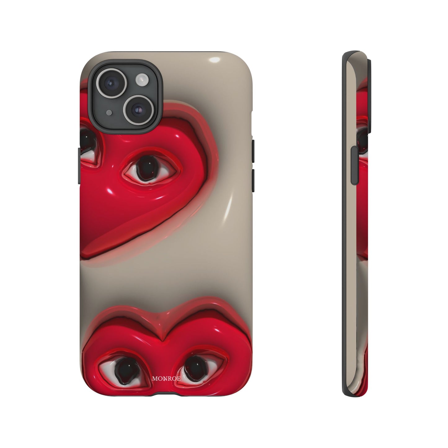 Red Heart Eyes Tough Case