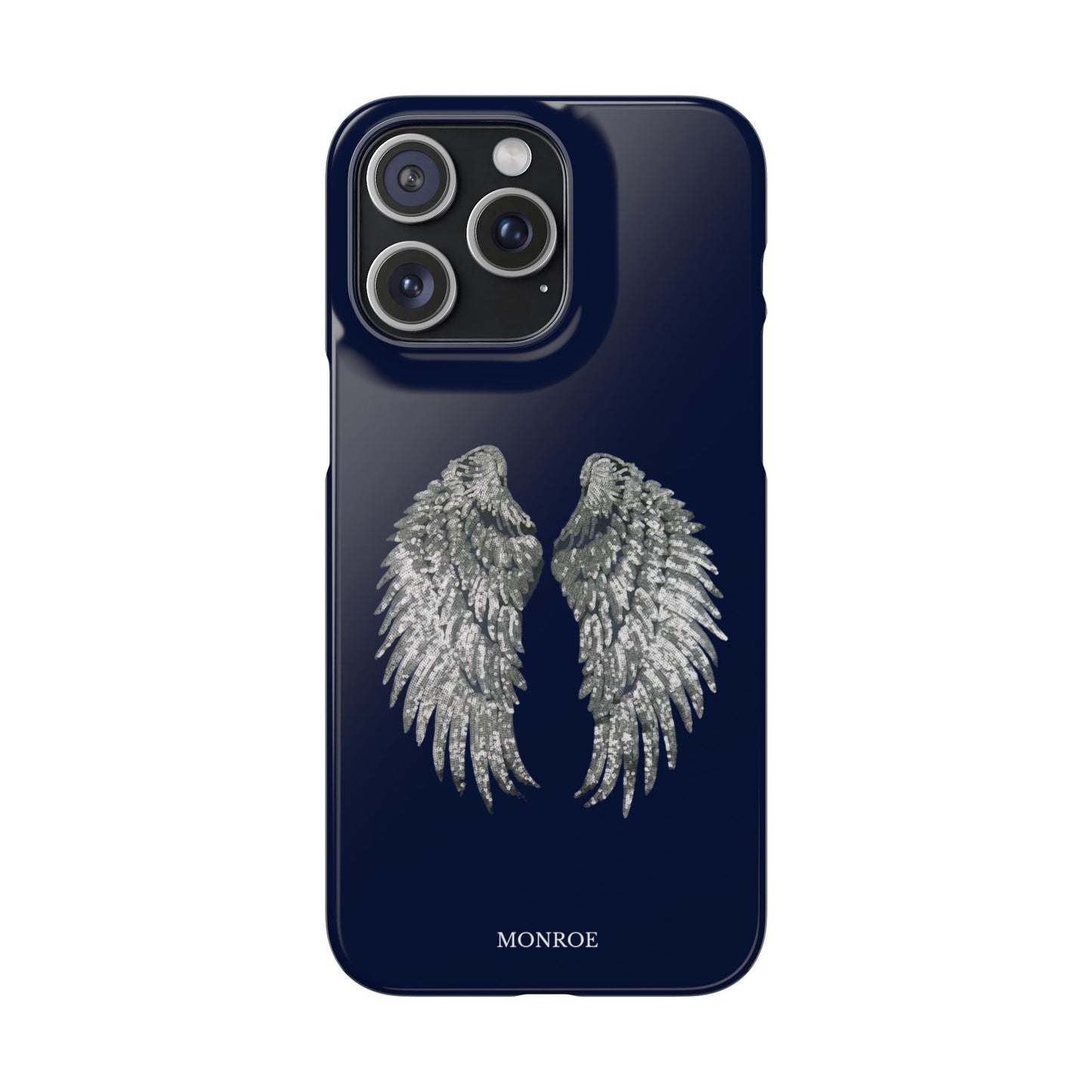 Navy Angel Wings Case