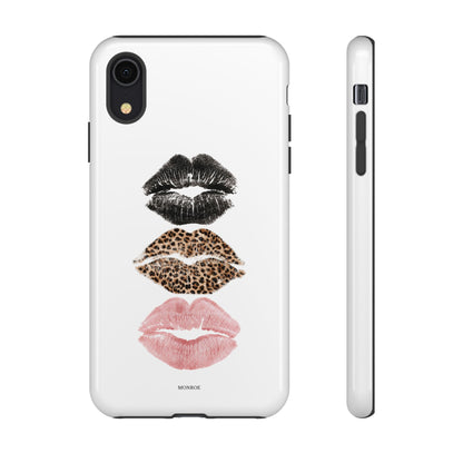 Leopard Glam Lip Tough Case