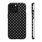 Black Polka Dot Phone Case