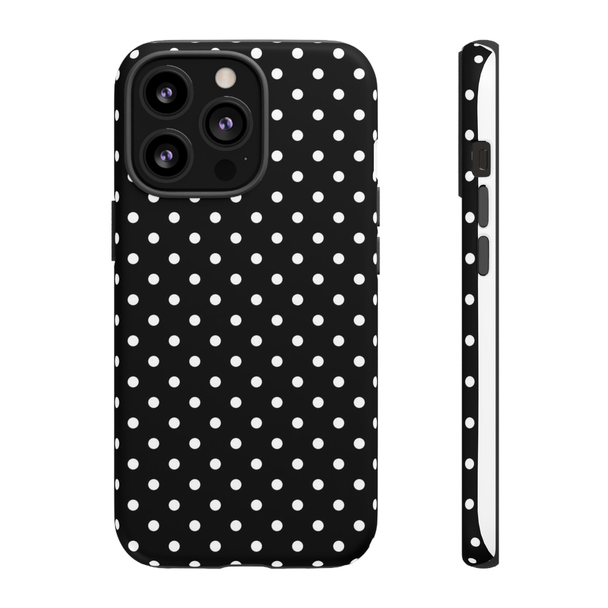 Black Polka Dot Phone Case