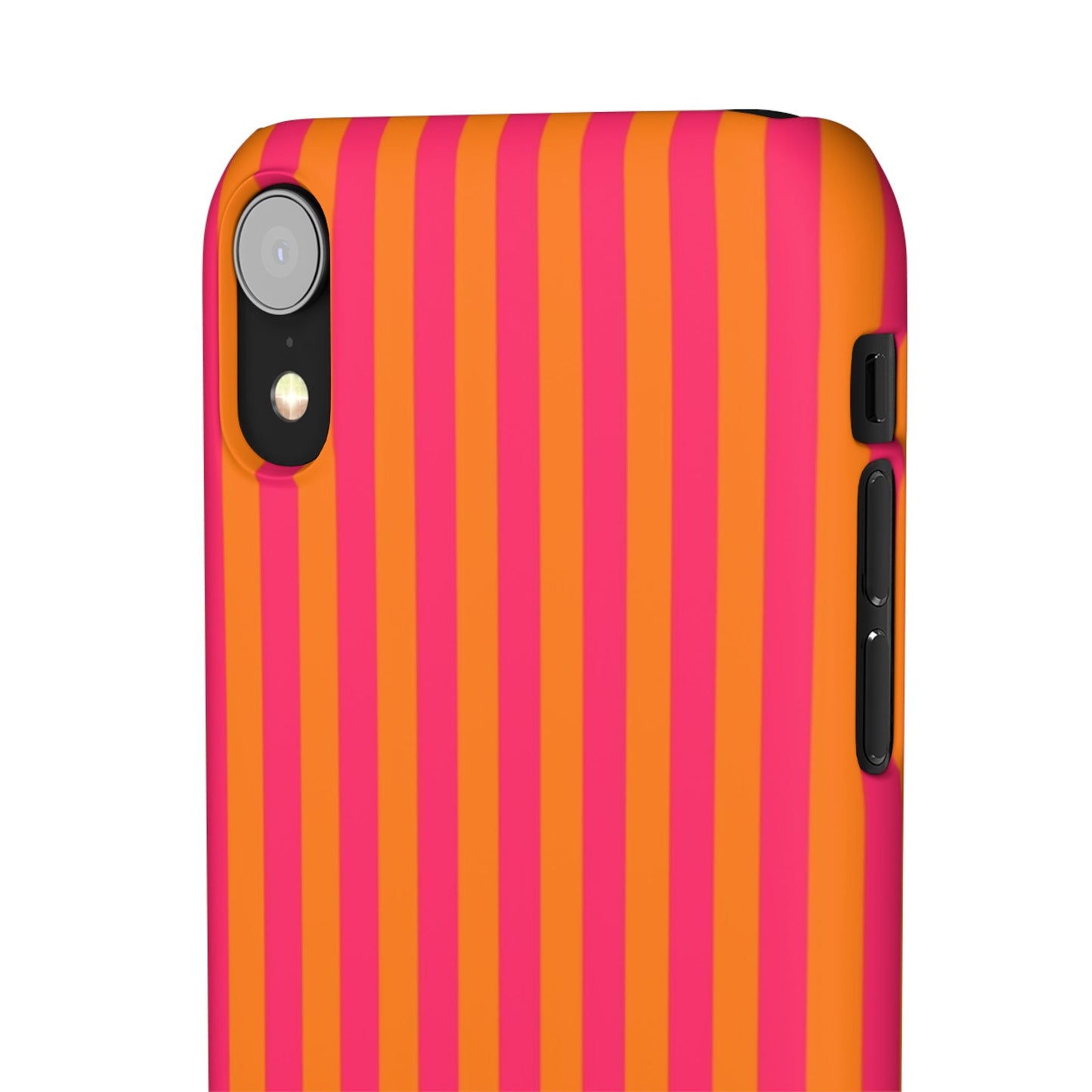 Striped Orange & Pink Case