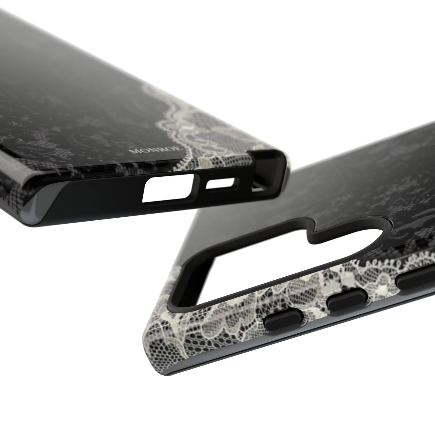 Black & White Edged Tough Case