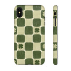 Clover Checker Tough Phone Case