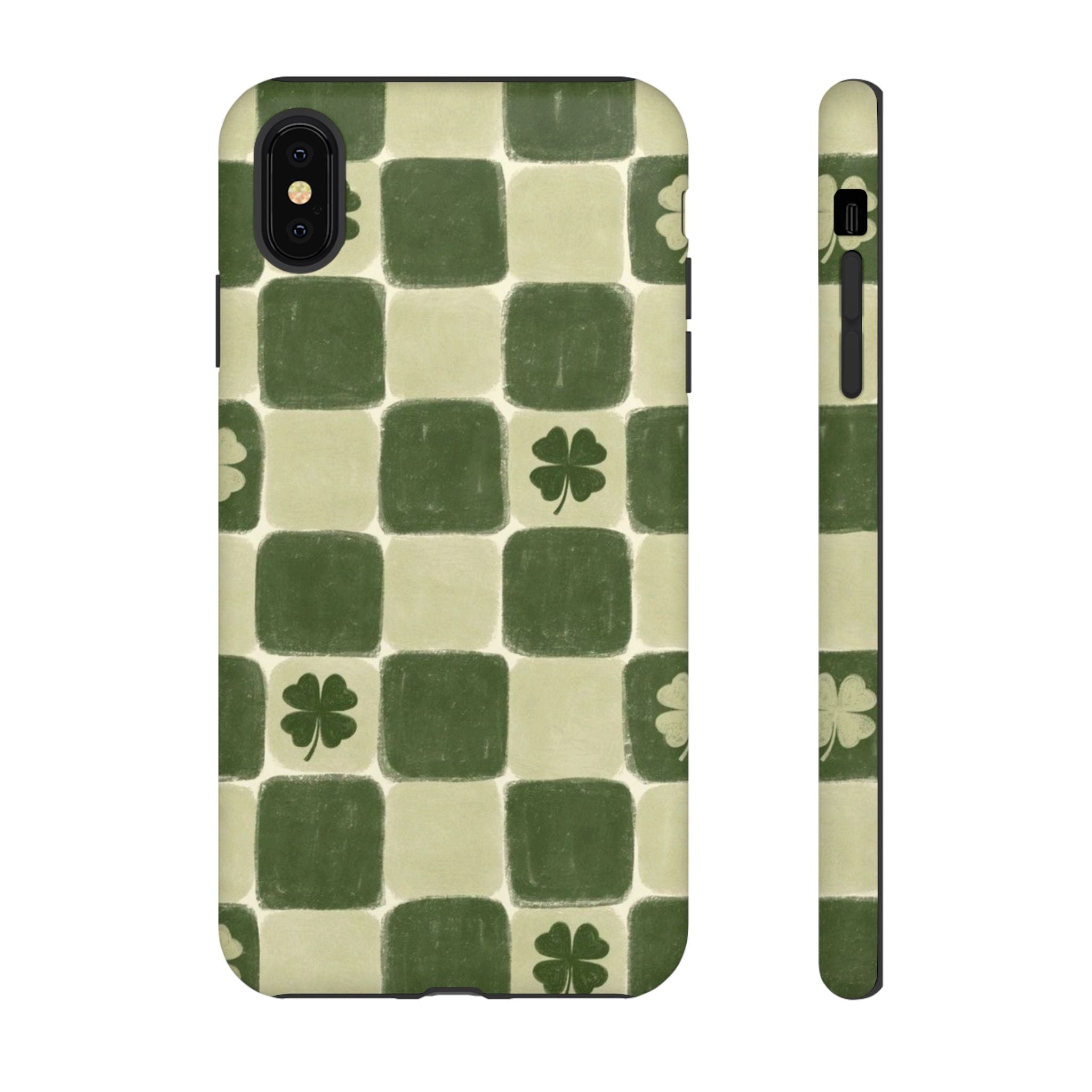Clover Checker Tough Phone Case