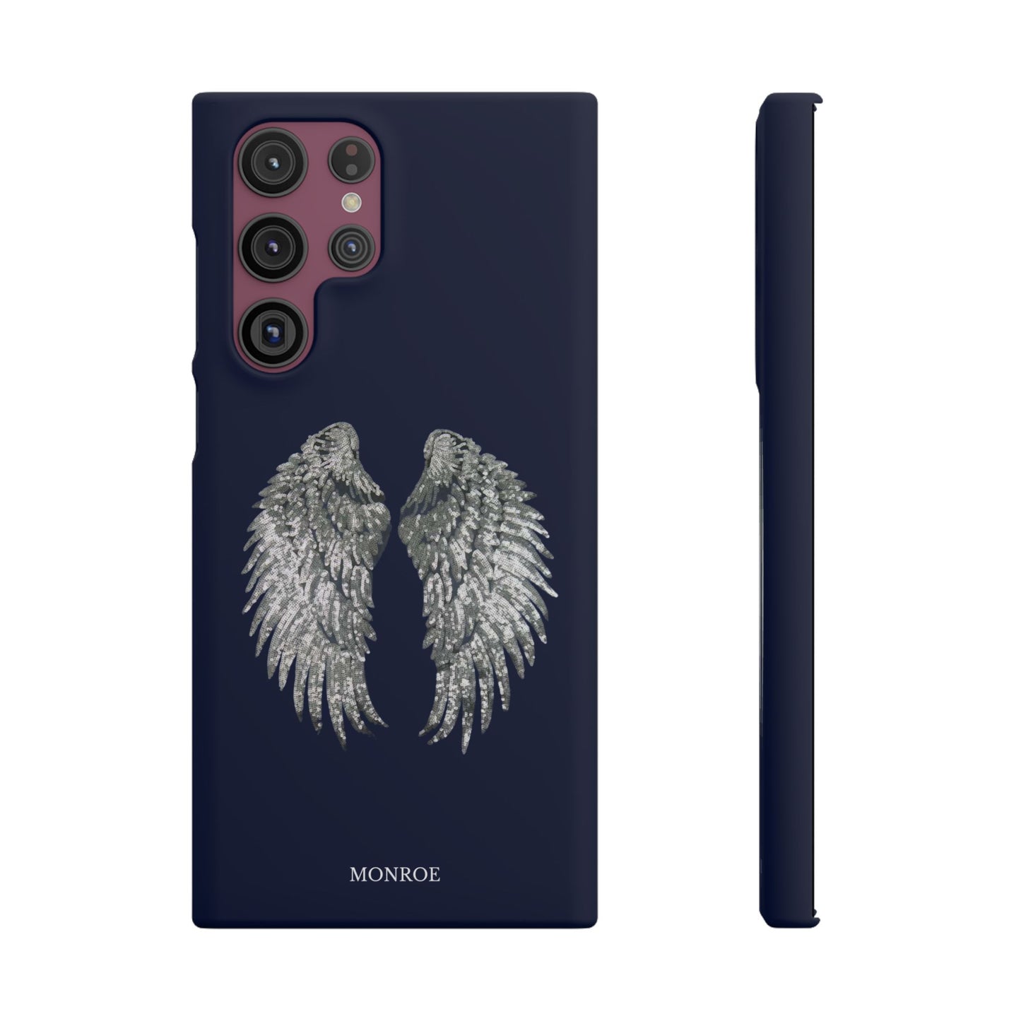 Navy Angel Wings Case