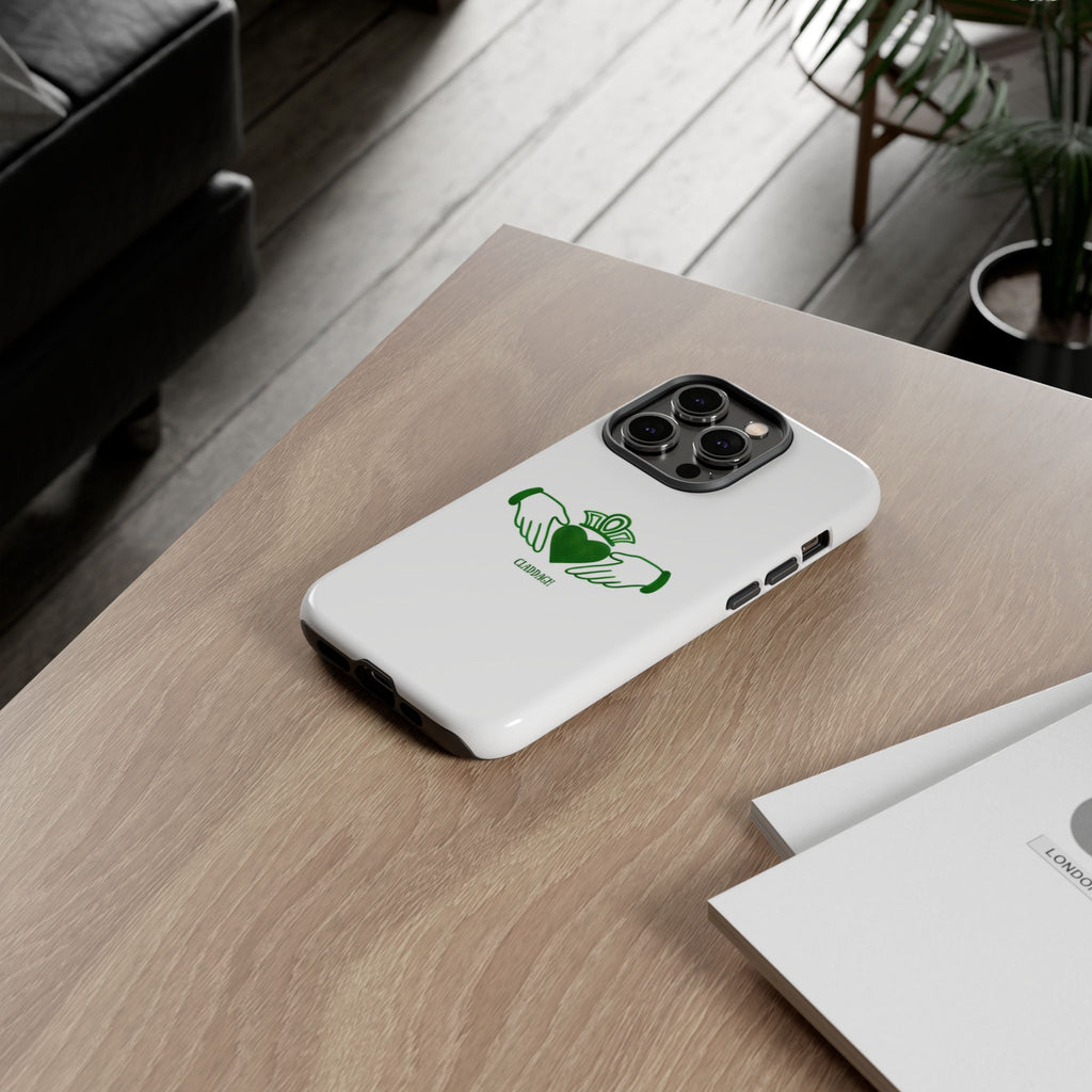 Irish Claddagh Symbol Green Tough Case