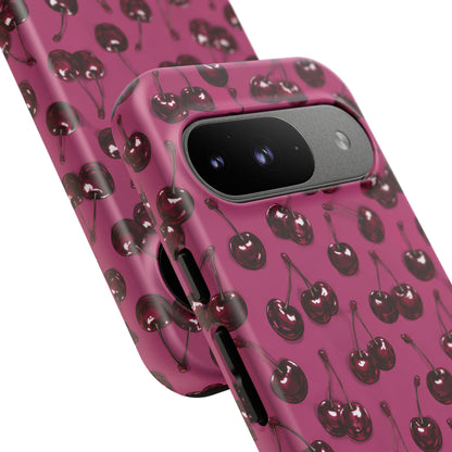 Burgundy Cherries Tough Case