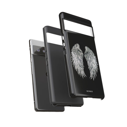 Silver Wings Black Tough Case