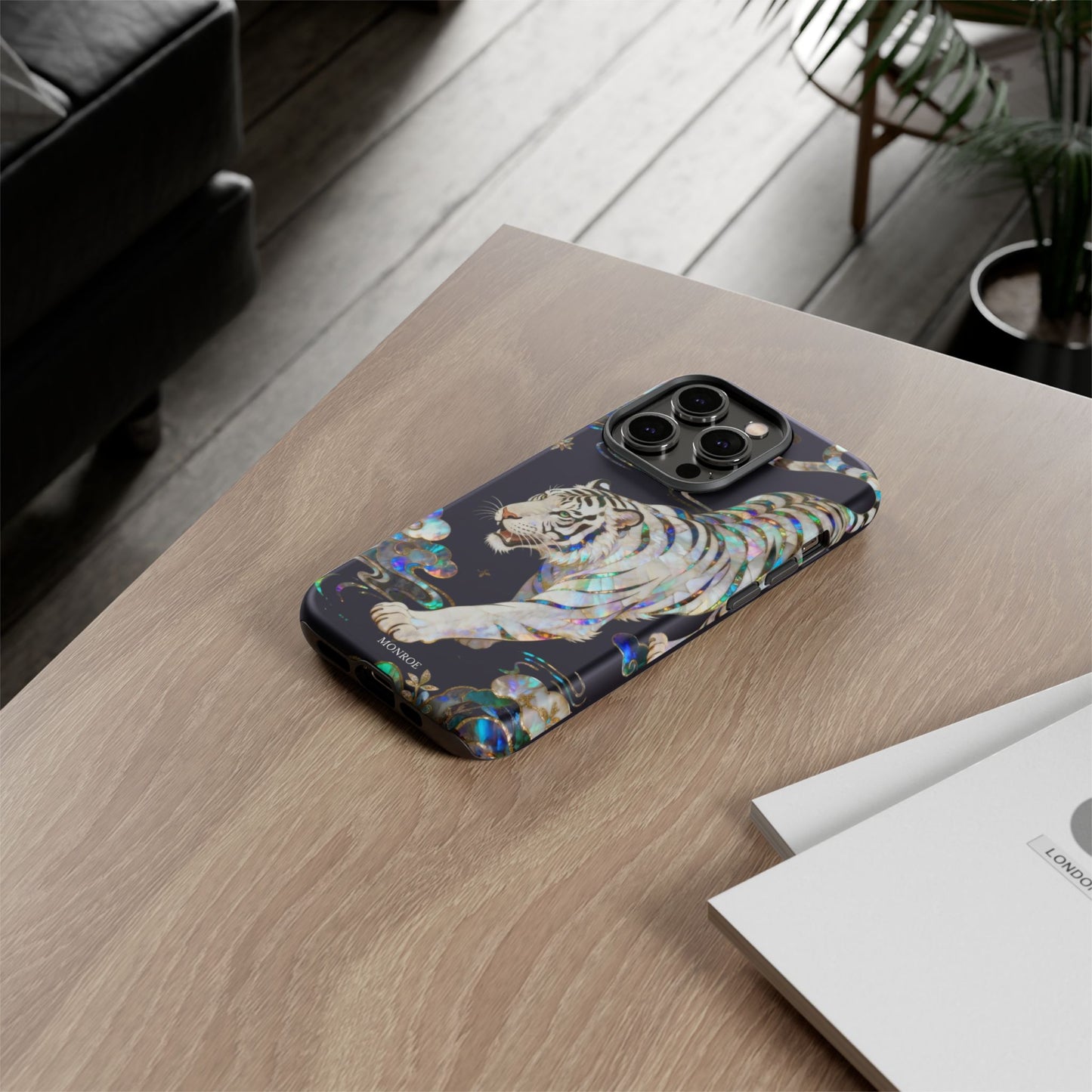 Iridescent White Tiger Tough Case
