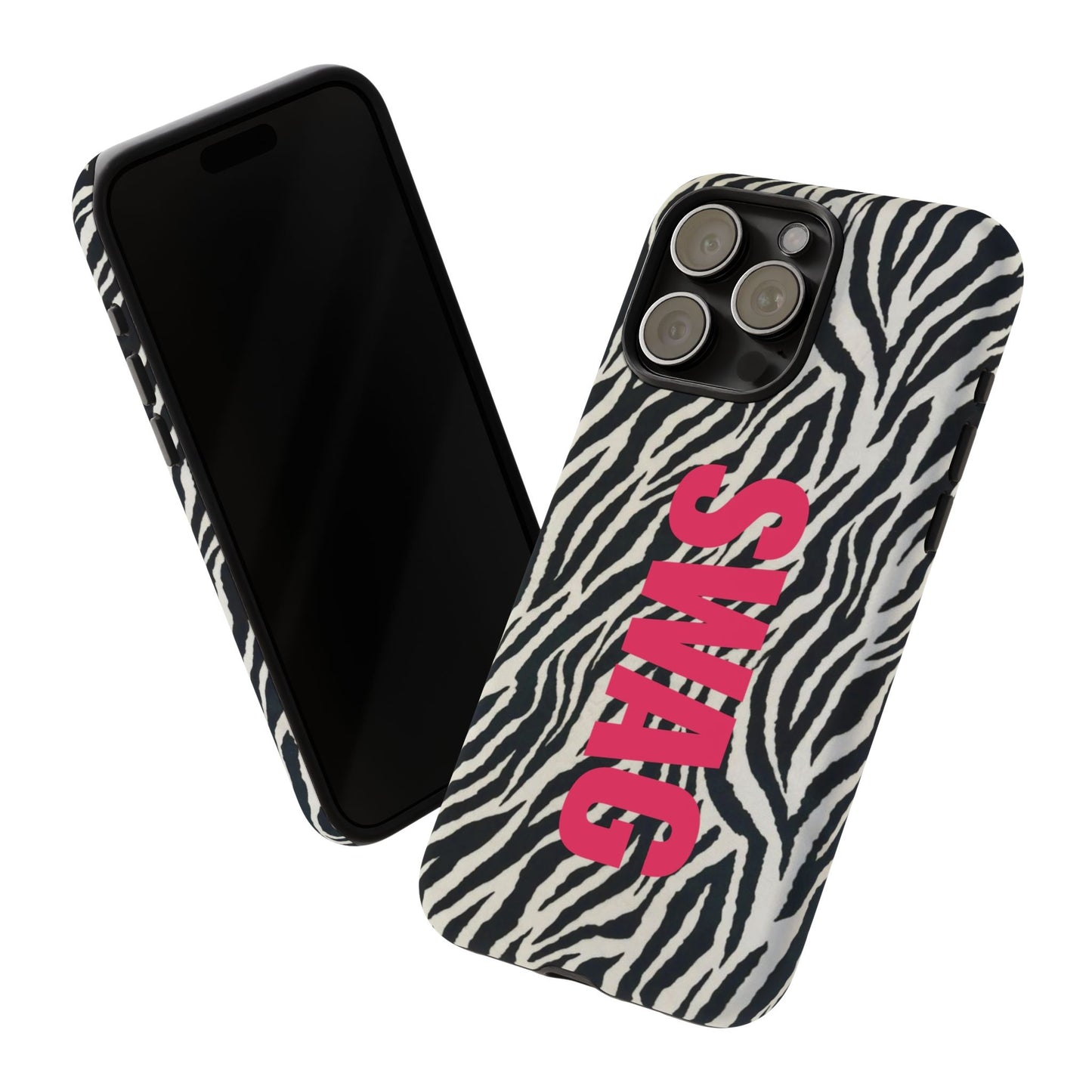 Zebra Print  "SWAG" Tough Case