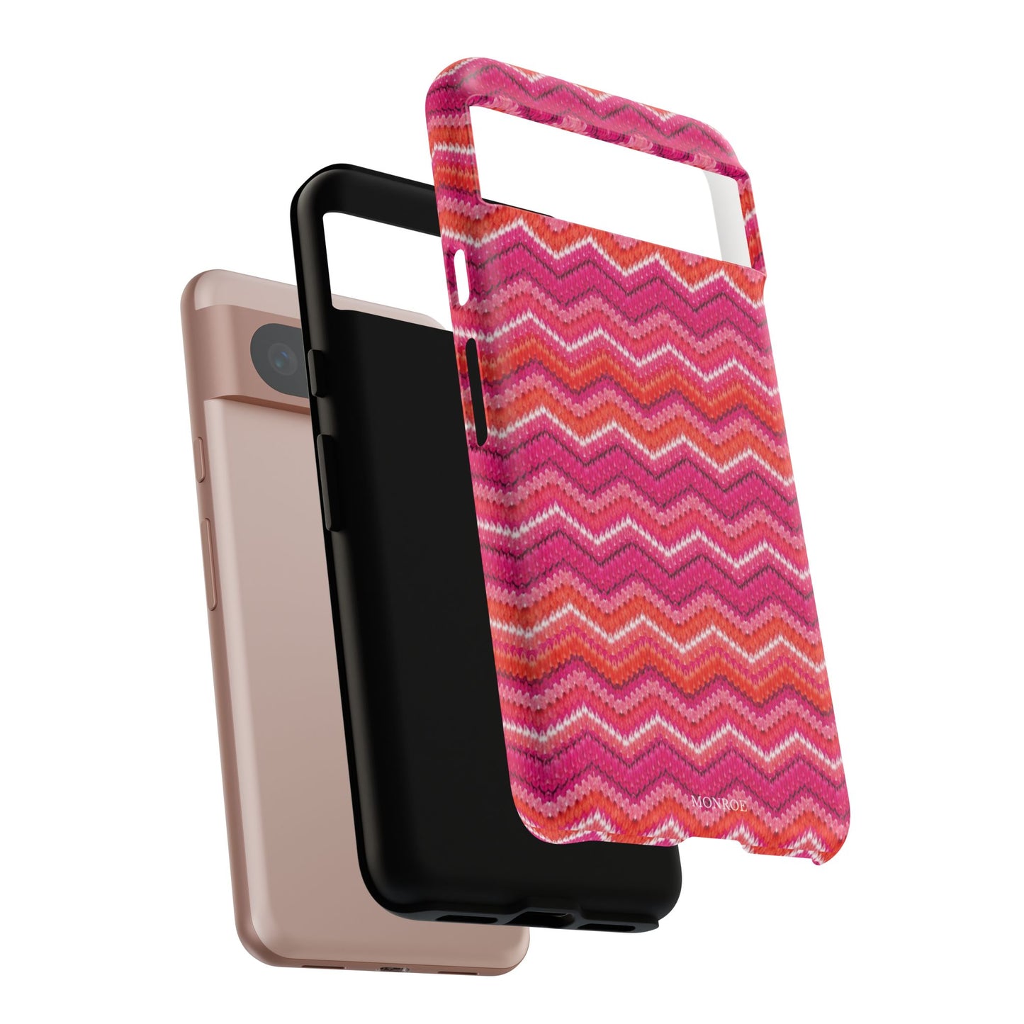 Pink Zigzag Tough Case