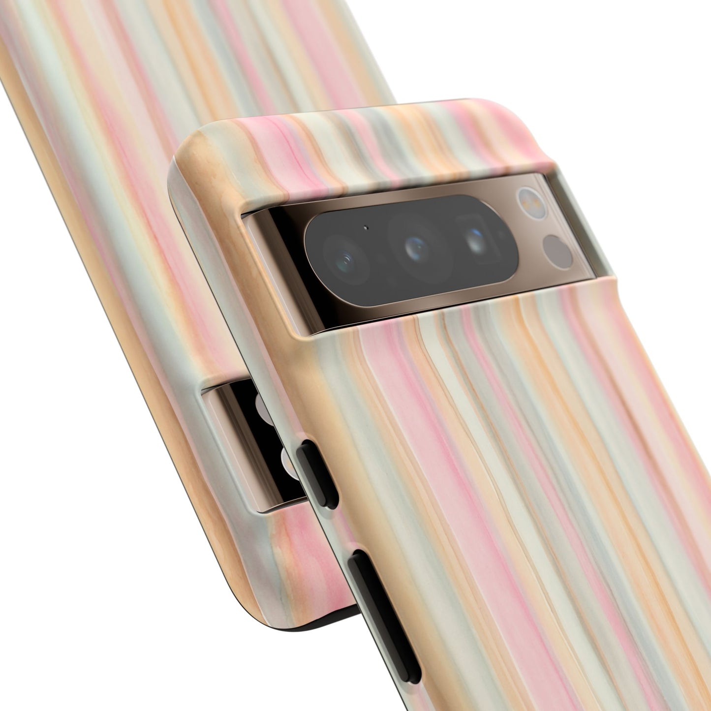 Pastel Watercolor Stripe Tough Case