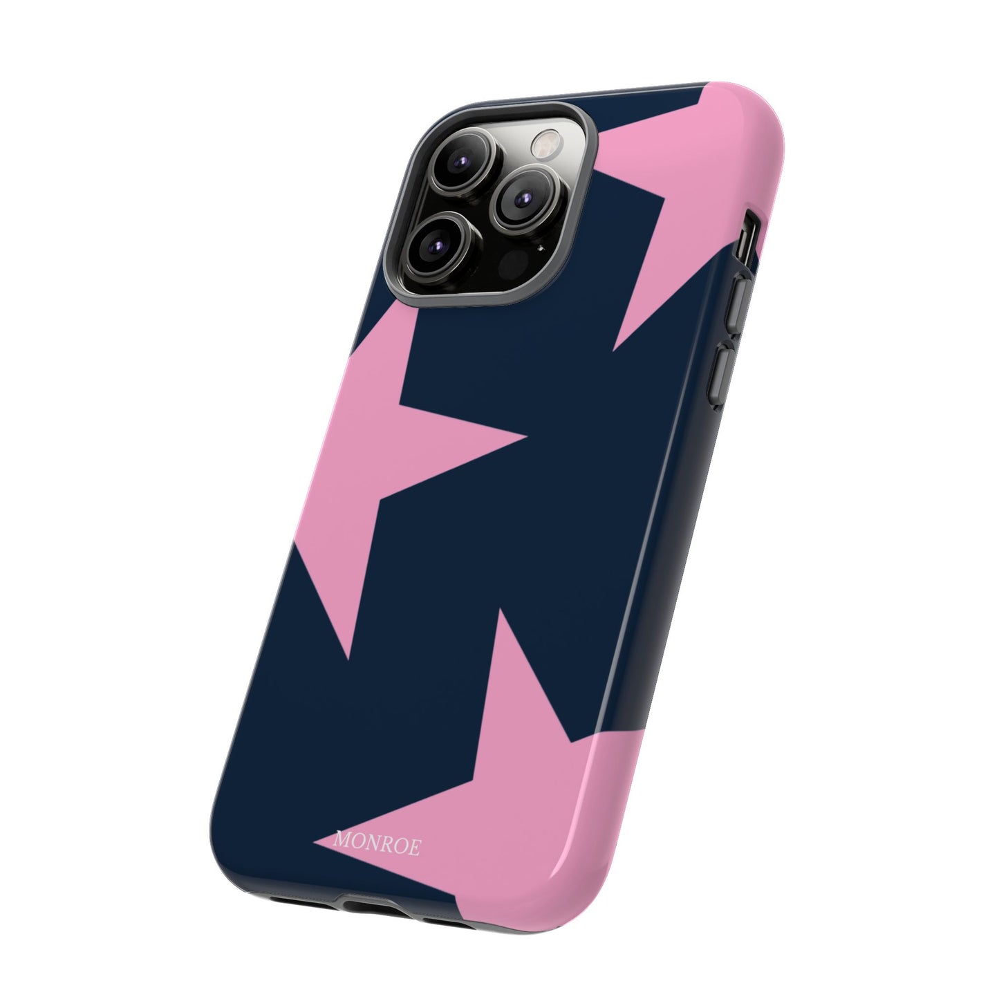 Navy & Pink Star Tough Cover
