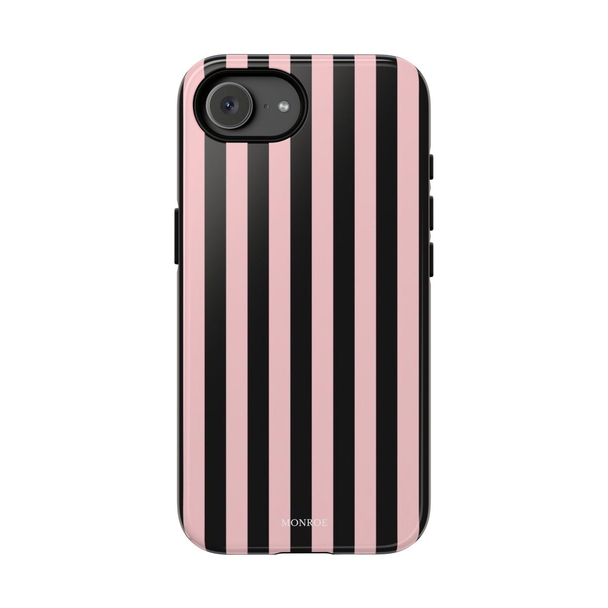 Striped Pink & Black Tough Case