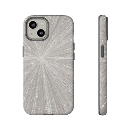 Sparkling Silver Burst Tough Case