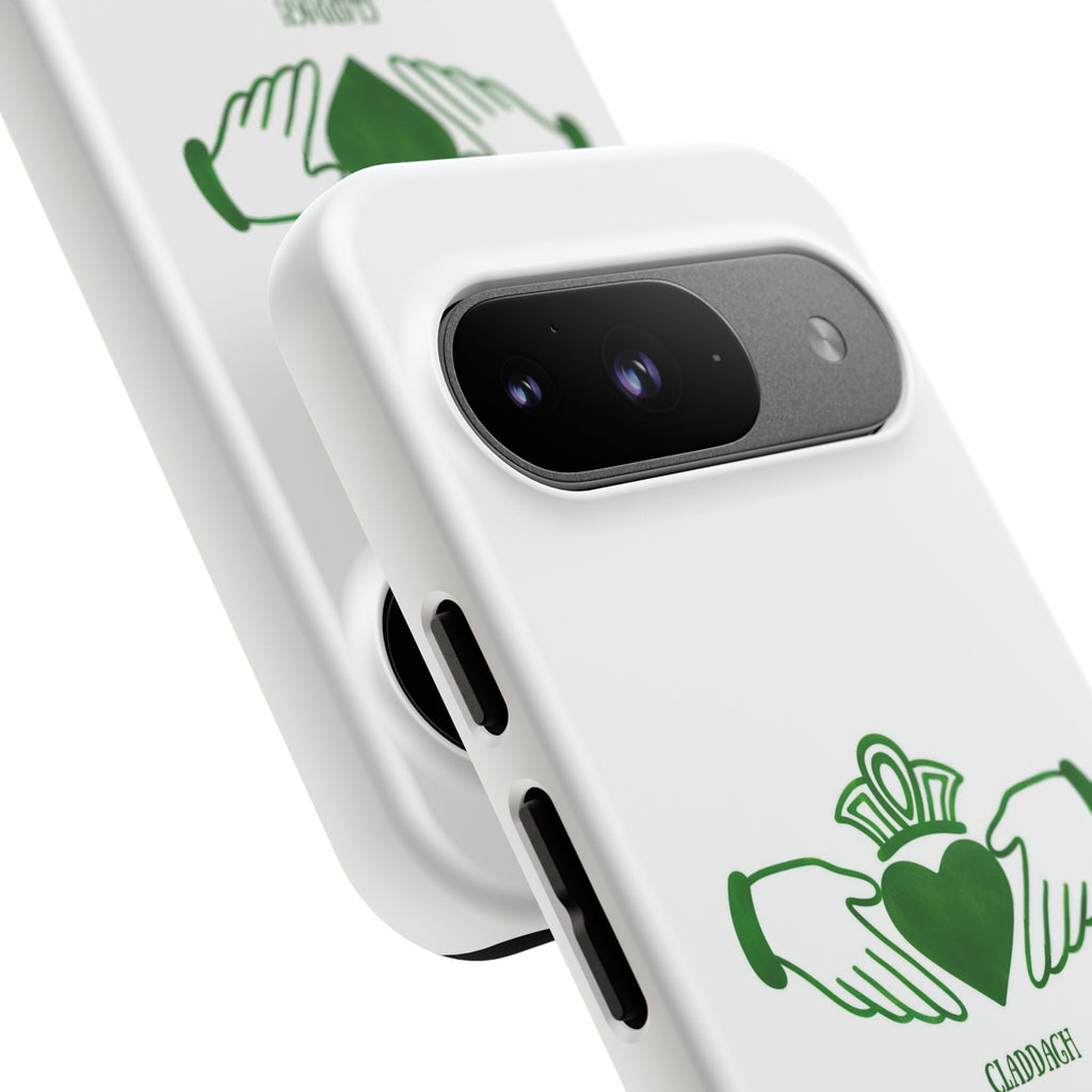 Irish Claddagh Symbol Green Tough Case