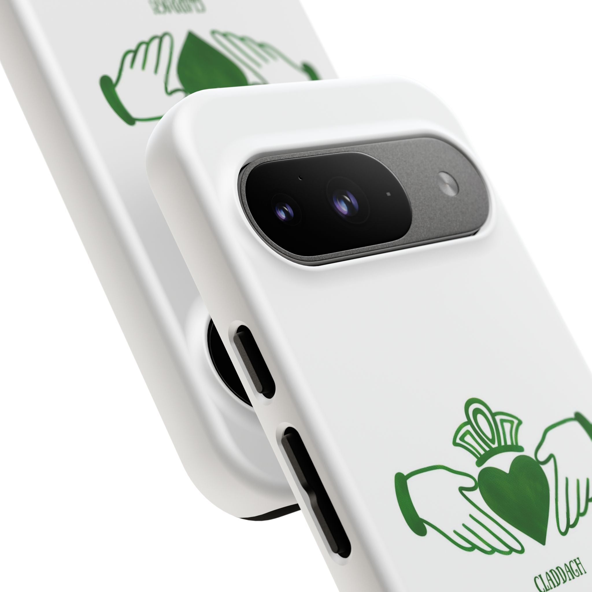 Irish Claddagh Symbol Green Tough Case