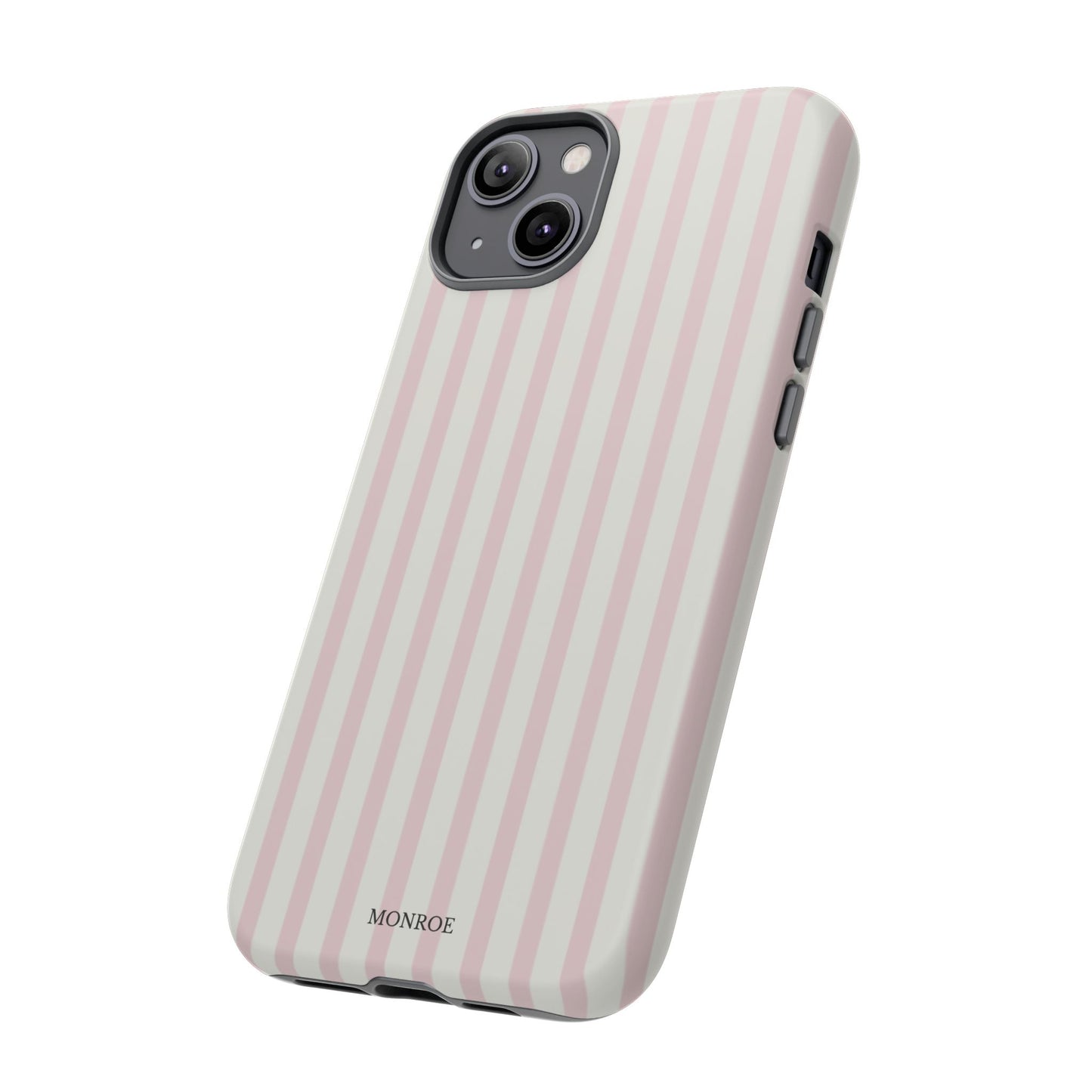 Light Pink Stripe Tough Phone Case