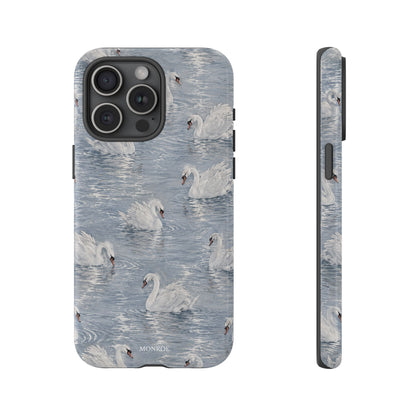 Swan Pattern Tough Case