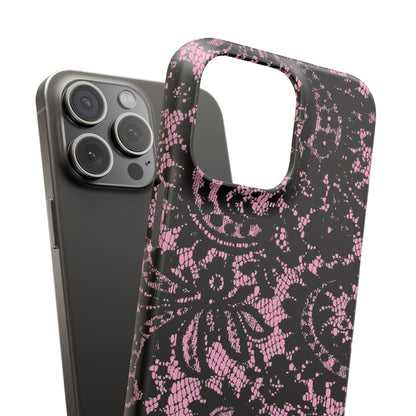 Pink Lace Pattern Case