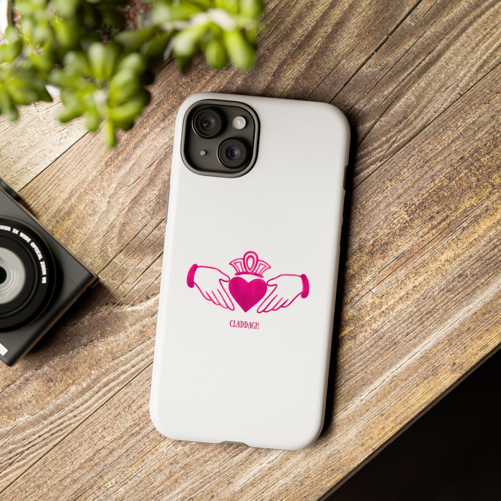 Pink Irish Claddagh Symbol Tough Phone Case
