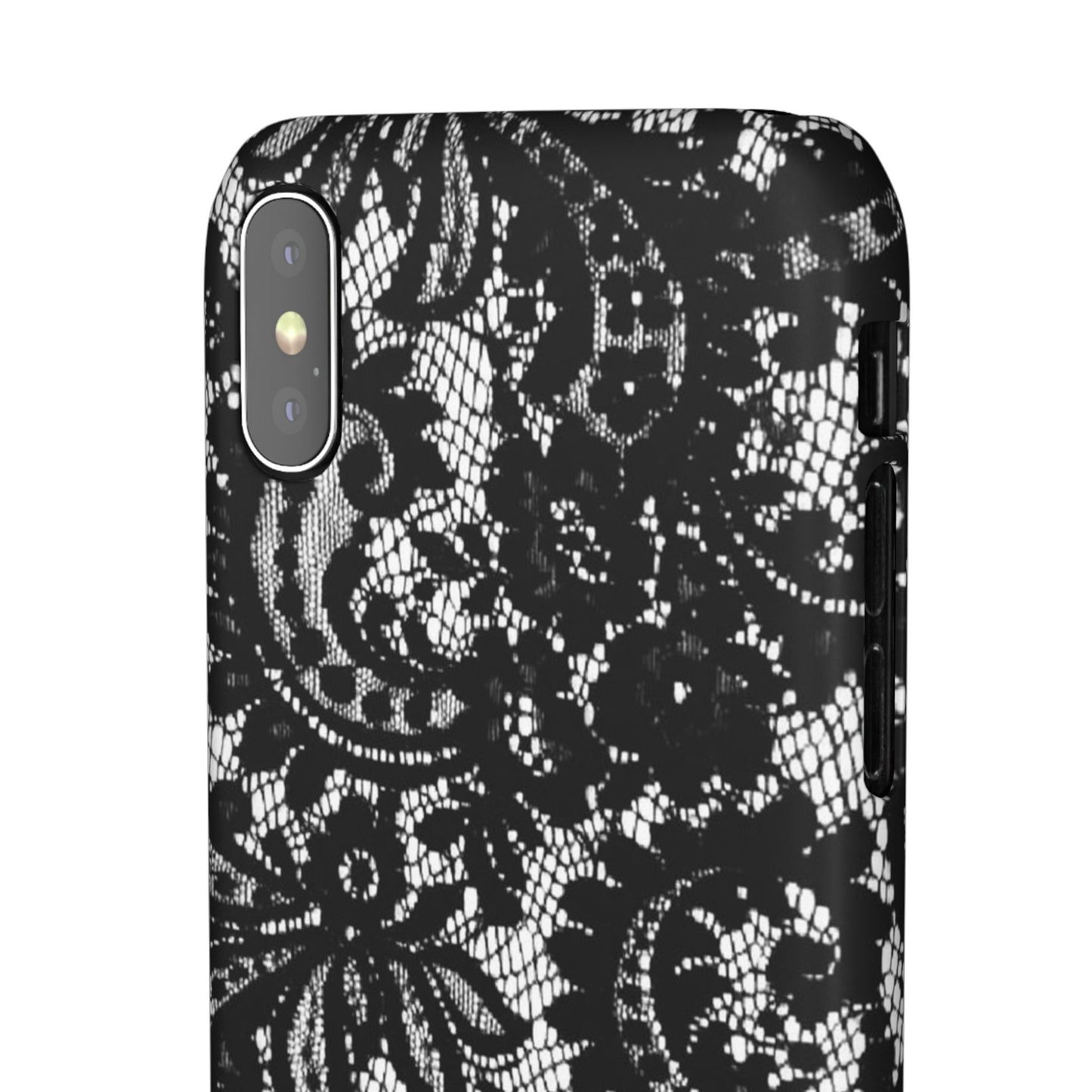 Black Lace Elegant Pattern Case