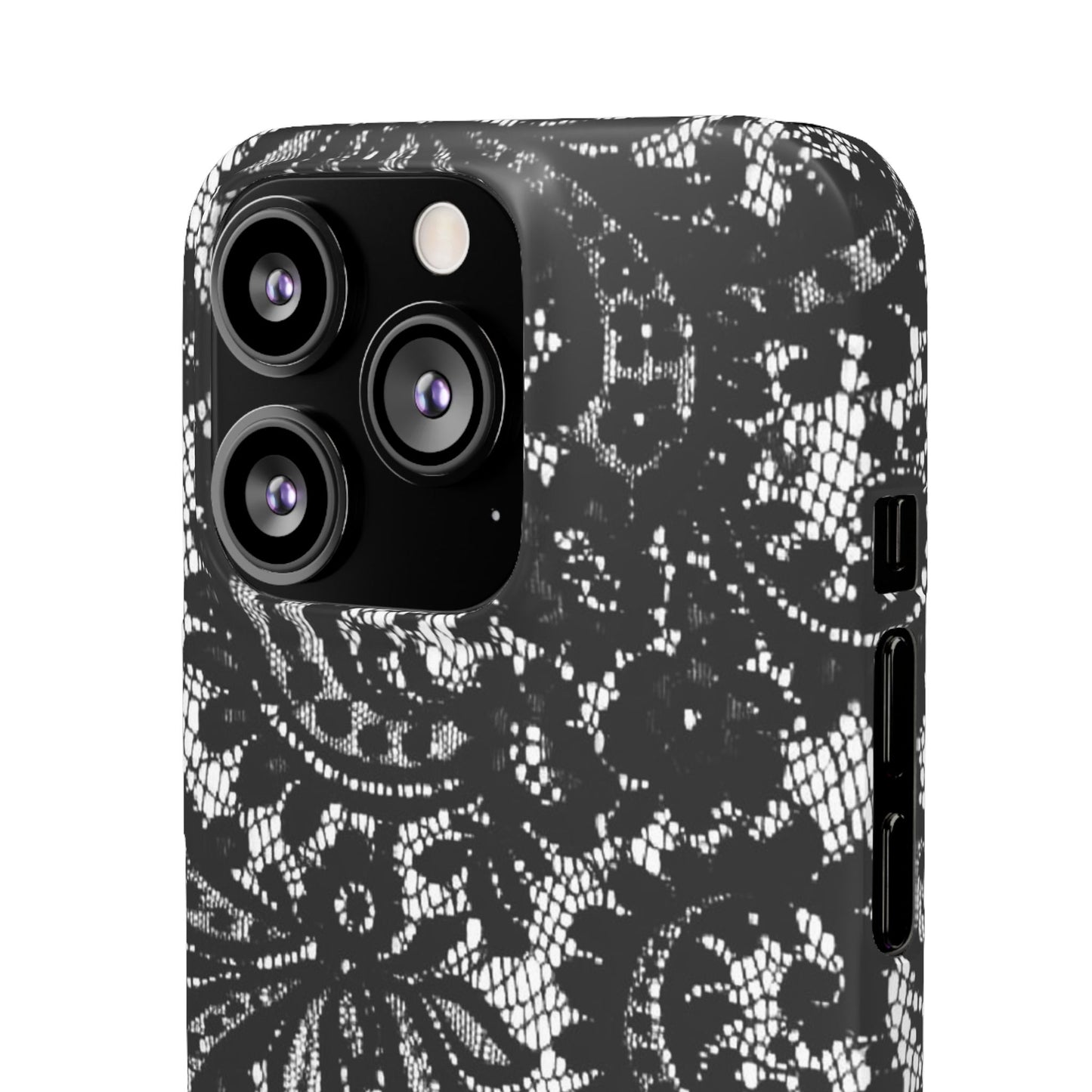 Black Lace Elegant Pattern Case