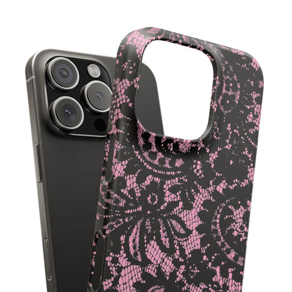 Pink Lace Pattern Case